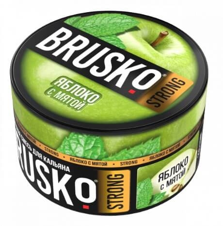 Купить Brusko Strong - Яблоко с мятой 250г